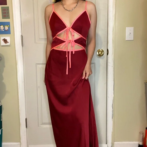 MISHA COLLECTION | Dresses | Nwt Misha Ramira Contrast Cut Out Maximidi Dress In Burgundy And Pink | Poshmark MISHA COLLECTION | Dresses | Nwt Misha Ramira Contrast Cut Out Maximidi Dress In Burgundy And Pink | Poshmark